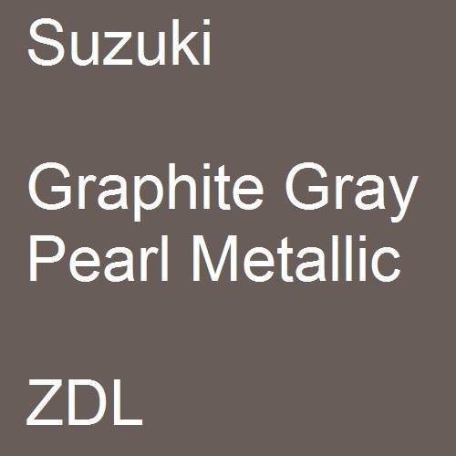 Suzuki, Graphite Gray Pearl Metallic, ZDL.